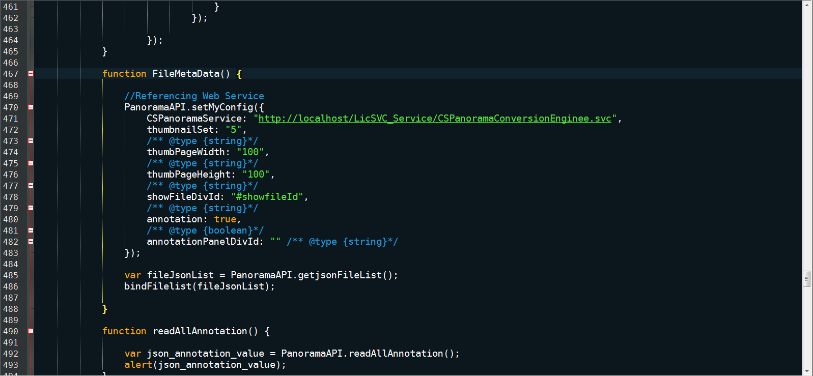 HTML5 document viewer with JS API | CSPanorama API