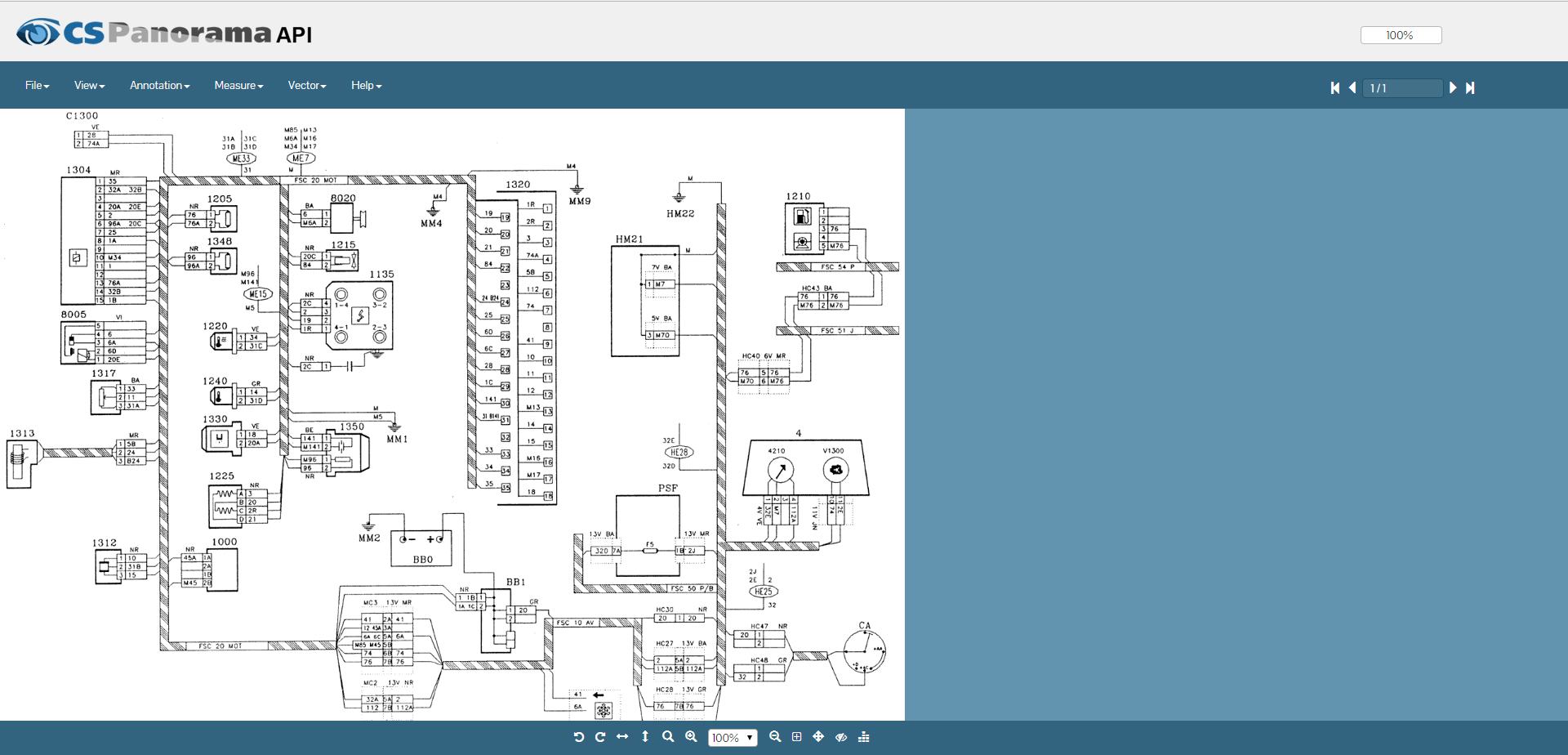 HTML5 document viewer with JS API | CSPanorama API